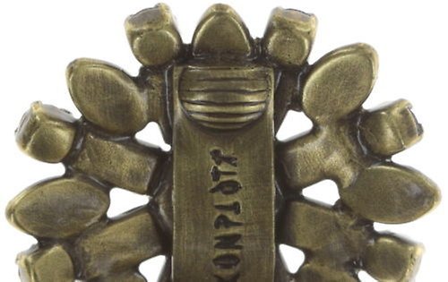 image for Earring clip Ethnic Mosaic Blue / Green  extra small