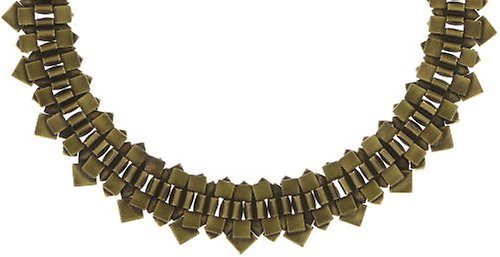 image for Necklace Ethnic Mosaic Blue / Green  