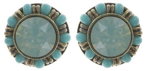 image for Earring Stud Kaleidoscopic Blue / Green  