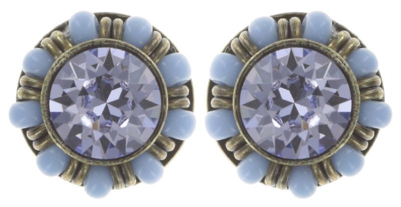 image for Earring Stud Kaleidoscopic Blue  