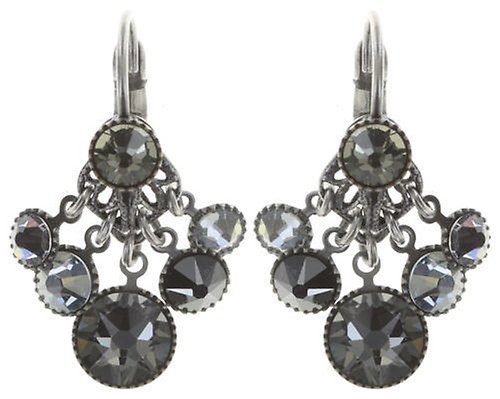 image pour Boucles d'oreilles Eurowire pendantes Waterfalls Gris  