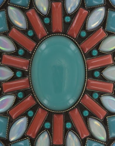 image for Bracelet Bangle Ethnic Mosaic Multi  