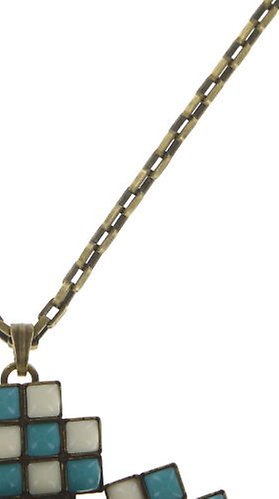 image for Necklace Pendant Sex in the Kitchen Multi crystal small