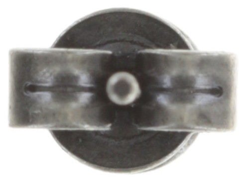 Bild für Ohrstecker flach Black Jack weiß Kristall SS 16