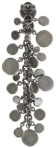 Kép Earring stud dangling Waterfalls White  