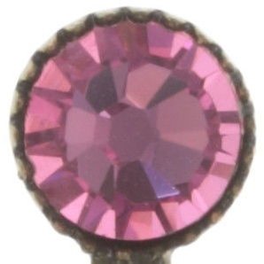 image for Earring stud dangling Waterfalls Pink  