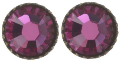 Bild für Ohrstecker flach Black Jack Dunkelrosa Fuchsia SS 20