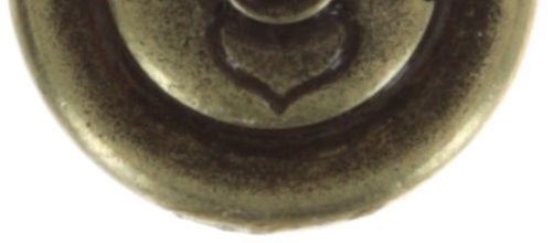 Bild für Ohrstecker flach Black Jack Braun crystal iridescent green SS 34