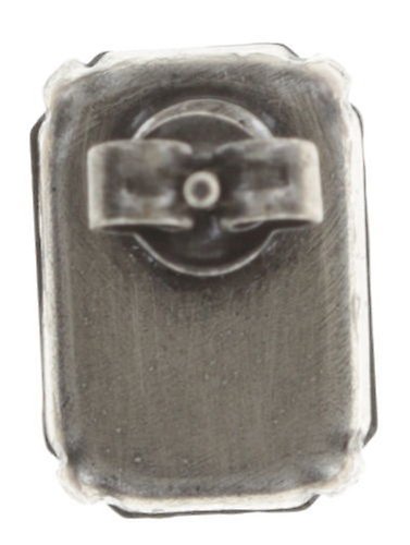 image for Earring stud Art Deco Oriental Black jet small