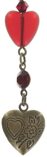 image for Necklace Pendant Heart Red  