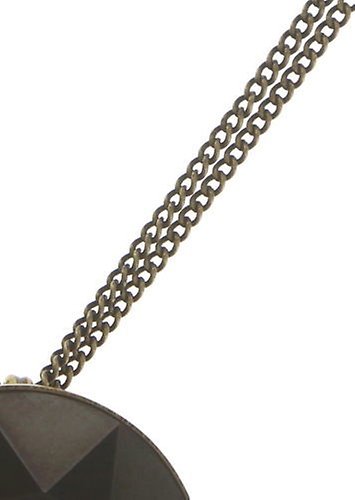 image pour Collier pendant Tea Time Noir jet 