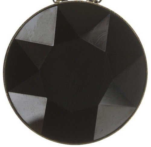 image for Necklace pendant Tea Time Black jet 
