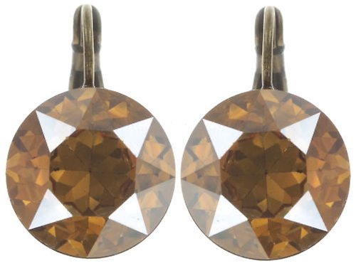 image pour Boucles d'oreilles Eurowire Casino Beige crystal gold 