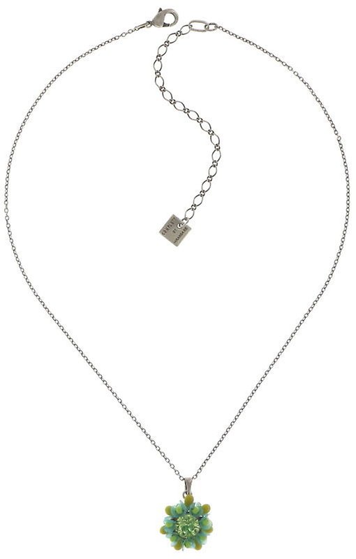 image for Necklace pendant Kaleidoscope Green  