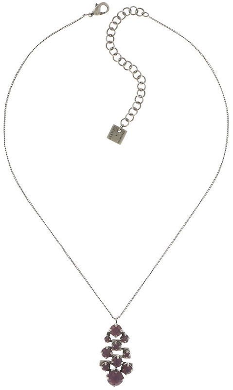 Bild für Halskette mit Anhänger Love Me Tender, Love Me Sweet Dunkelrosa Cyclamen Opal 