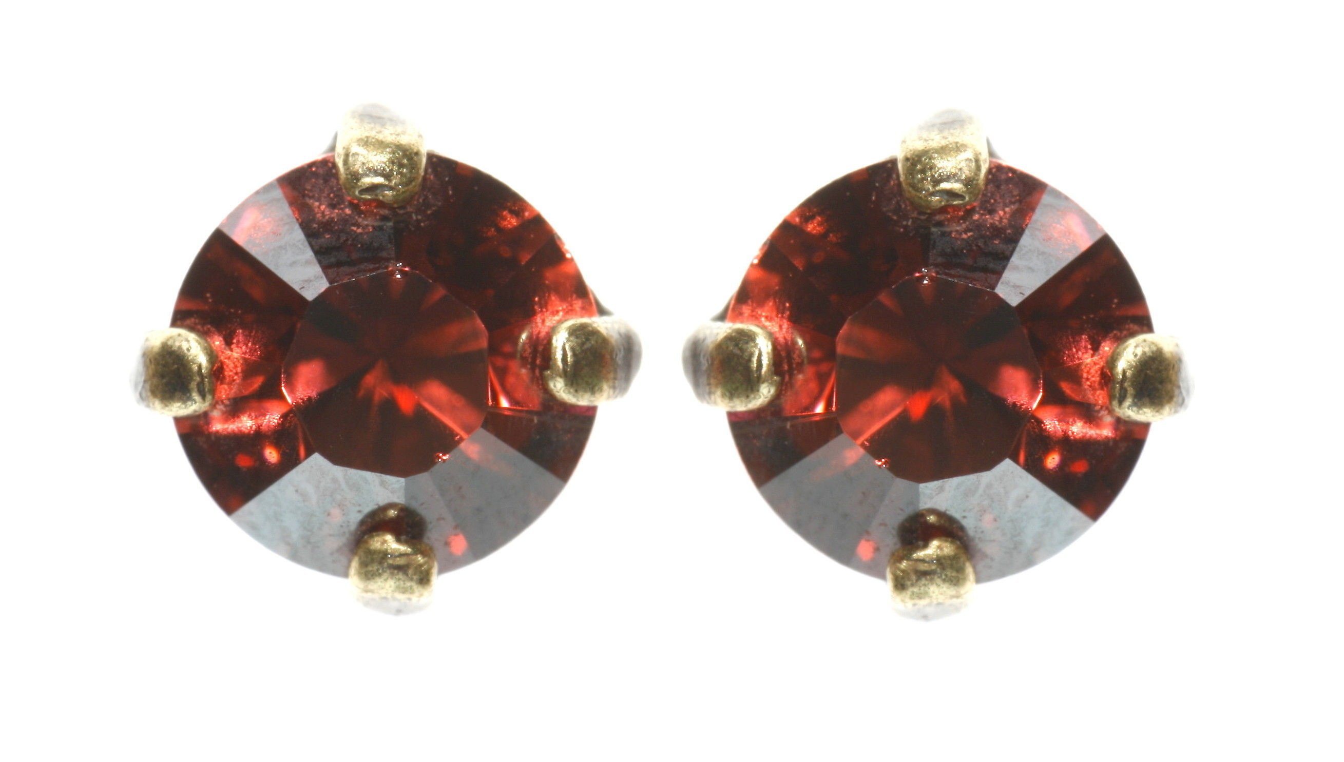 Bild für Ohrstecker Black Jack Korallenfarbig Padparadscha Seide SS 29