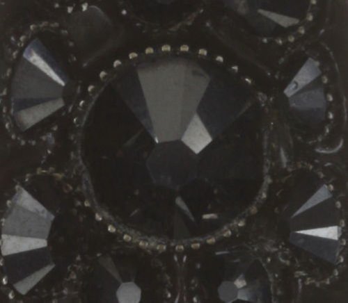 image for Earring Eurowire Back To The Future Black jet hematite 