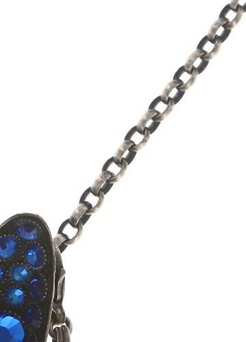 image pour Collier pendant Back To The Future Bleu crystal bermuda blue 