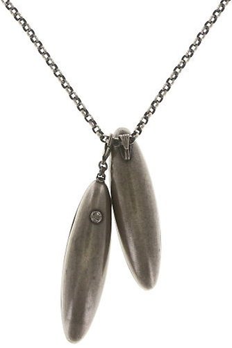 image for Necklace Pendant Back To The Future Blue crystal bermuda blue 