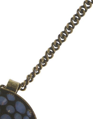image pour Collier pendant (long) Orchid Hybrid Bleu  