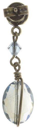 Bild für Ohrstecker baumelnd Twisted Ice Blau  klein