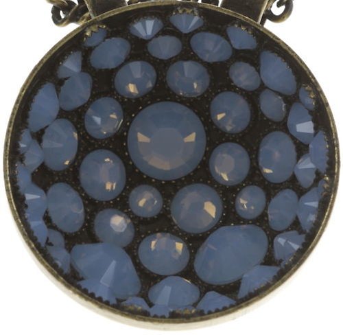 image pour Collier pendant (long) Orchid Hybrid Bleu  