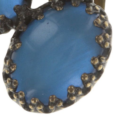 image pour Boucles d'oreilles Clip Orchid Hybrid Bleu  