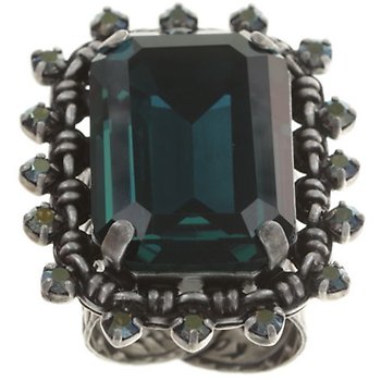 image for Ring Aztec green/grey  