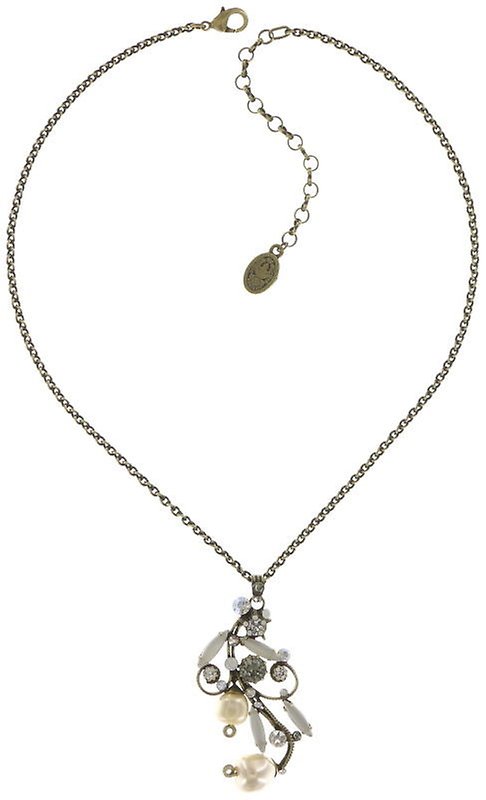 image pour Collier pendant (long) Fiancee Blanc  