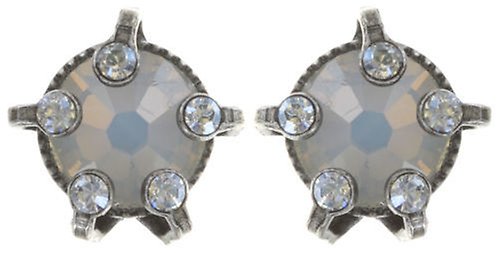 image for Earring Stud Fiancee White  