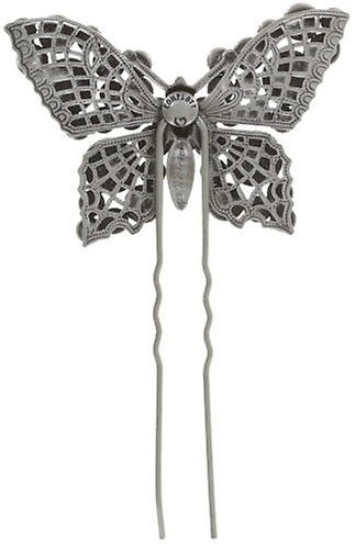 image for Hairpin Lost Garden White  