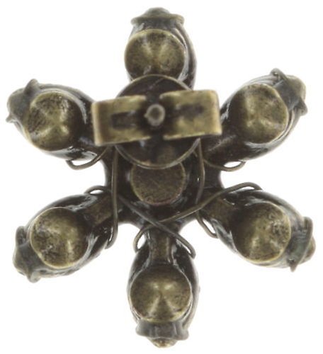 image for Earring stud Psychodahlia White  