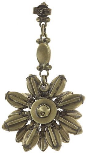 image pour Clou d'oreille pendant Psychodahlia Blanc  small