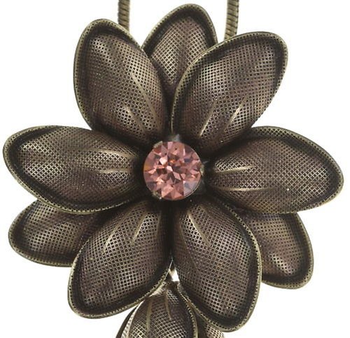 image for Necklace Pendant Blossoms of the Past Pink  