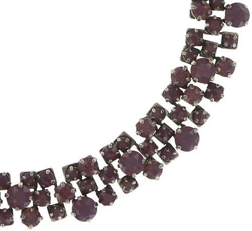 image for Necklace Love Me Tender, Love Me Sweet Dark Pink cyclamen opal 