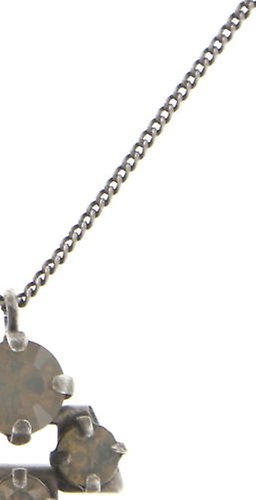 image for Necklace Pendant Love Me Tender, Love Me Sweet Grey light grey opal 