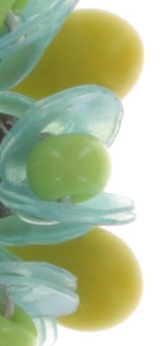 Kép Earring stud Kaleidoscope Green  