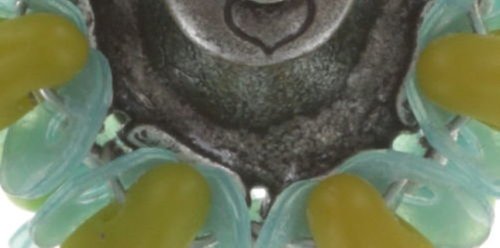 image pour Clou d'oreille Kaleidoscope Vert  