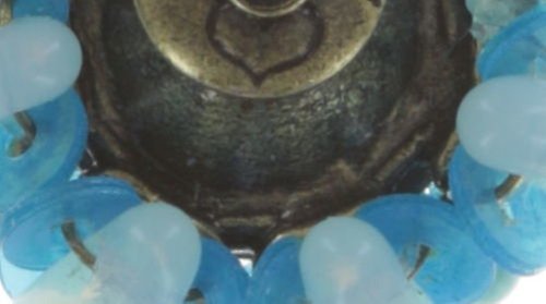 image pour Clou d'oreille Kaleidoscope Bleu Clair  