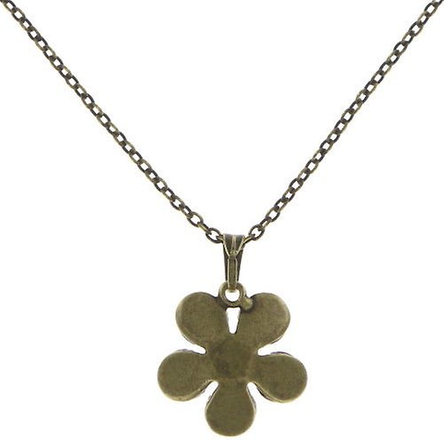 image for Necklace Pendant Lost Garden Beige crystal golden shadow 