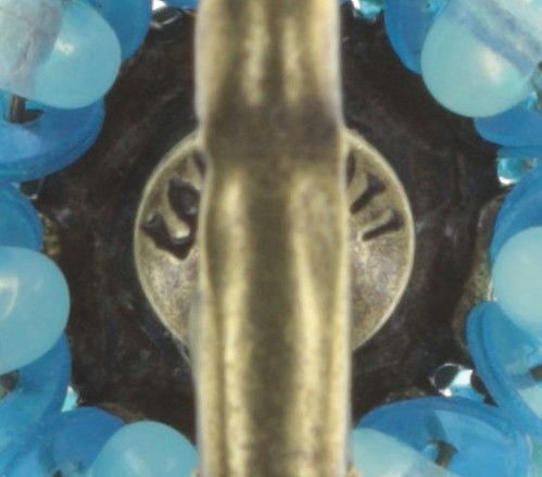 Bild für Ohrringe mit Brisur Kaleidoscope Hellblau  