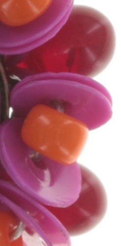 image pour Boucles d'oreilles Eurowire Kaleidoscope Rose Foncé  