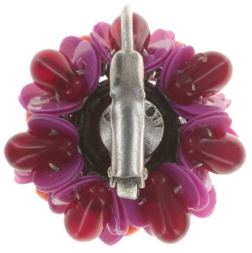 image pour Boucles d'oreilles Eurowire Kaleidoscope Rose Foncé  