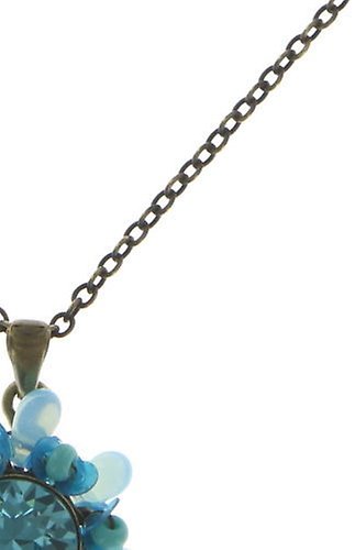 image for Necklace pendant Kaleidoscope Light Blue  