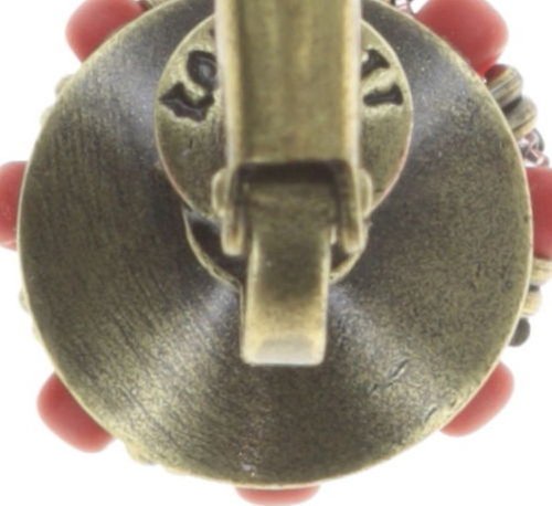 image pour Boucles d'oreilles Eurowire Kaleidoscopic Rose / Orange  