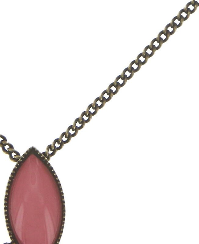 image pour Collier pendant Dance with Navette Rose  