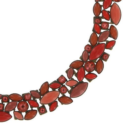 image for Necklace Dance with Navette Orange  