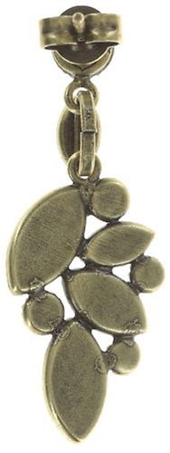 image for Earring Stud Dangling Dance with Navette Pink  