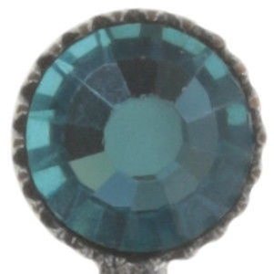 image for Earring Stud Dangling Dance with Navette Blue  