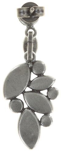 image pour Clou d'oreille pendant Dance with Navette Bleu  